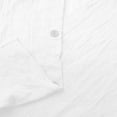thumbnail image 5 of Aobny Men Shirts Plain Button Down Cotton Linen Clothing Collared Polos Long Sleeve Big & Tall Summer Shirts,White,XXL, 5 of 6