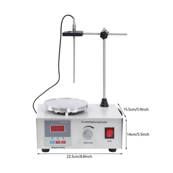 Magnetic Stirrer 2000ML Hotplate Mixer 2000 RPM Lab Heating Plate Stirrers With Digital Temperature Display Including Stir Bar
