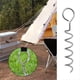 thumbnail image 3 of Estacas de Trampolín, Kit de Anclaje de Trampolín en Forma de Sacacorchos Estacas en Espiral de Acero, Estaca de para Columpios de Tiendas de Campaña de Trampolines, C, 3 of 8