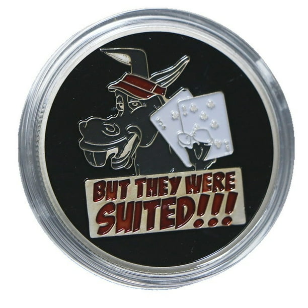 Moneda conmemorativa Funny Donkey Poker 2024 Estilo Las Vegas