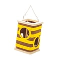 thumbnail image 4 of Casita colgante para pájaros, nido, columpio, juguete, soporte de madera, percha, refugio para loros, periquitos, petirrojos, colibríes y reyezuelos., 4 of 9