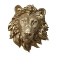 thumbnail image 5 of Esquirla Polyresin Animal Head Wall Statue Plaque Wall Mounted Decorative Wall Ornament Wall Figurine for Farmhouse Decor Multipurpose Lion, 5 of 8