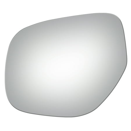 Mitsubishi Side Mirror - For 10-13 Mitsubishi Outlander Driver Side Drop Fit Flat Door Mirror Glass Lens