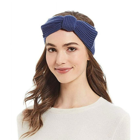 Kate Spade New York Bow Knit Headband, One Size - Rich Ink