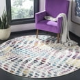 thumbnail image 2 of SAFAVIEH Aria Cian Geometric Dots Area Rug, Cream/Wine, 8' x 10', 2 of 8