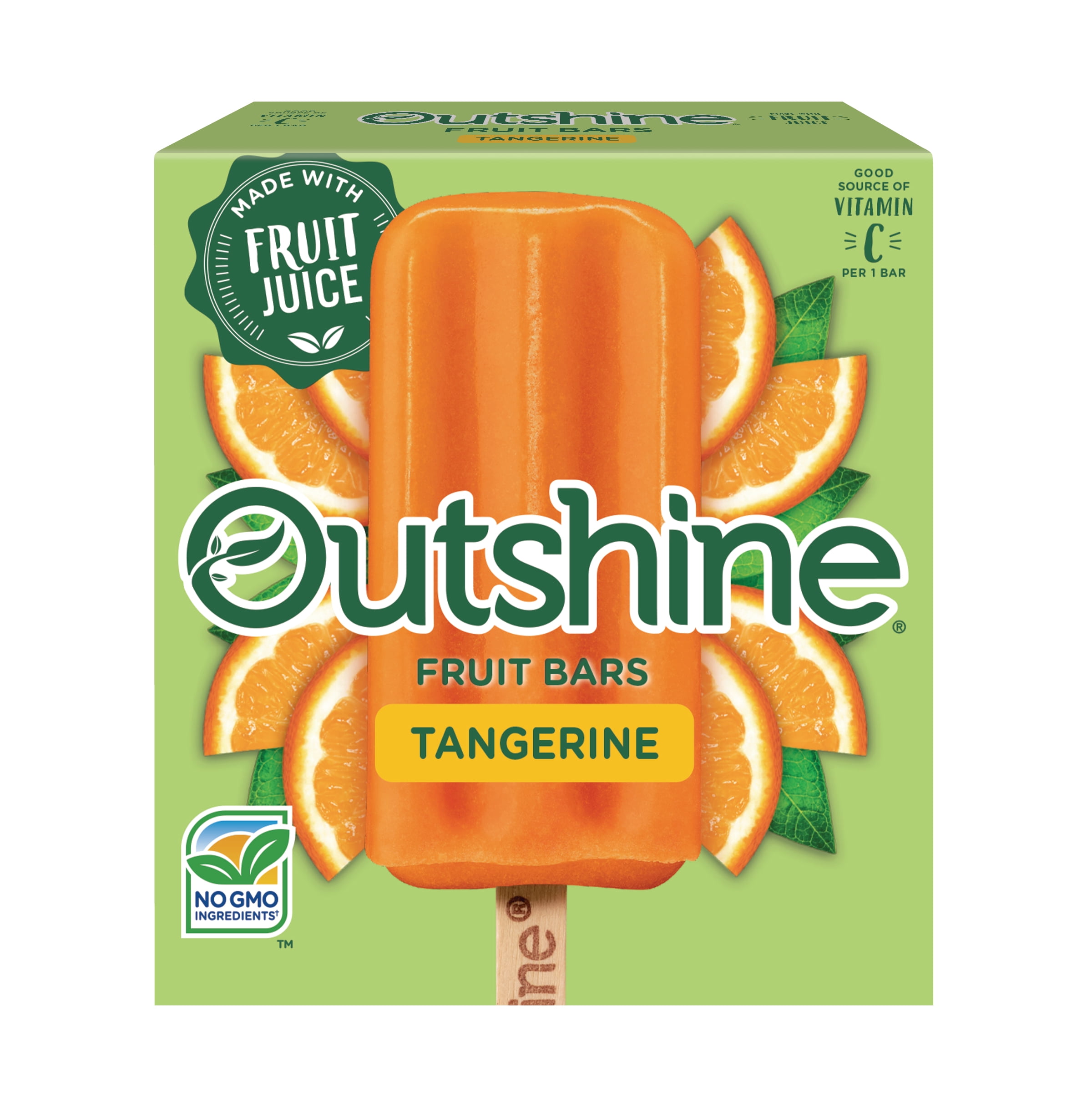 Outshine Tangerine Frozen Fruit Bars, 6 Ct