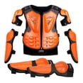 thumbnail image 3 of Traje de protección para motocicleta para niños, equipo de protección versátil para motocicletas, completa para niños con coderas y rodilleras para, 3 of 8
