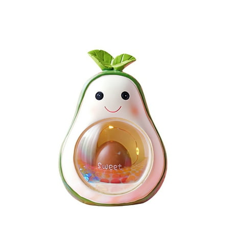 

WREA Cute Avocado Star Light Resin Decoration Night Light Home Room Decoration Cartoon Resin Crafts Avocado Star Smile Doll Night Lamp Atmosphere Child Night Bedroom Accompany Lamp