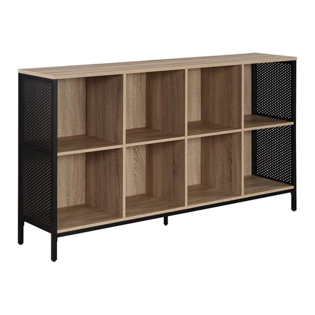 Scranton & Co Contemporary 8-Cube Bookcase in River Oak Engineered Wood
