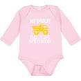 thumbnail image 3 of Inktastic Construction My Daddy Still Plays with Trucks Boys or Girls Long Sleeve Baby Bodysuit, 3 of 5