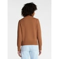 thumbnail image 3 of Time and Tru Women's Button Front Cardigan Sweater, Midweight, Sizes XS-XXXL, 3 of 6