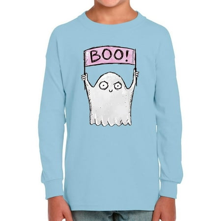 

Boo! Funny Ghost W Sign Long Sleeve Toddler -Image by Shutterstock 4 Toddler