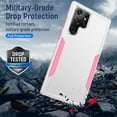 thumbnail image 5 of Nalacover for Galaxy S24 Ultra Case: Dual Layer Protective Heavy Duty Cell Phone Case Shockproof Rugged Bumper Tough Hand Grip - Military Grade Drop Tested for Samsung Galaxy S24 Ultra, White, 5 of 7