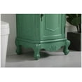 thumbnail image 4 of Elegant Kitchen and Bath 21 inch Single Bathroom vanity in Teak Color with ivory white engineered marble, 4 of 7