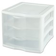 thumbnail image 1 of Sterilite 3 Drawer White Unit, 1 of 7