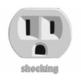 thumbnail image 3 of CafePress - Shocking Wall Outlet Dark T Shirt - Men's Classic Cotton T-Shirts, 3 of 3