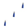 thumbnail image 4 of Naiovety 28 piezas bolsa Keychian delicado llavero colgante borlas Simple llavero borla adorno DIY accesorio azul real Azul real 3Conjunto, 4 of 6
