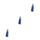 thumbnail image 4 of Cateissary 28 piezas bolso llavero encantos creativo llavero borlas Simple colgante decoración llavero borla adorno DIY accesorio azul real Azul real 3Conjunto, 4 of 6