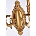 thumbnail image 2 of Elegant Lighting Rosalia Traditional 2 Light E12 French Gold Wall Sconce, 2 of 2