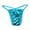 Blue, variant on U Convex Low Rise Solid Color Men Thong U Convex Open Hip G-strings Underwear Inside Wear