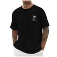 thumbnail image 1 of Camisetas de Manga Larga para Hombre Algodón No Aplicable Aquí, Camisetas de Manga Larga para Hombre de Navidad No Incluidas, Impresión Casual de Manga Corta, 1 of 6