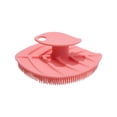 thumbnail image 4 of Cepillo exfoliante corporal, masajeador para el cuero cabelludo, cepillo para el cabello, champú para el cabello, cepillo para ducha Rosa, 4 of 9