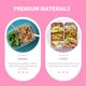 thumbnail image 3 of unbranded 8Ud Para Bento De Poliéster Rosa Reutilizables Para De Almuerzo Portátil, 3 of 5