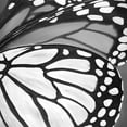 thumbnail image 2 of Atelier B Art Studio 12x12 Gold Ornate Wood Framed with Double Matting Museum Art Print Titled - Black and White Monarch, 2 of 4