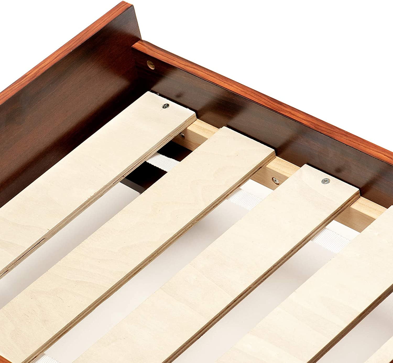 Jumbo Modern Pet Bed Frame - Walnut Veneer