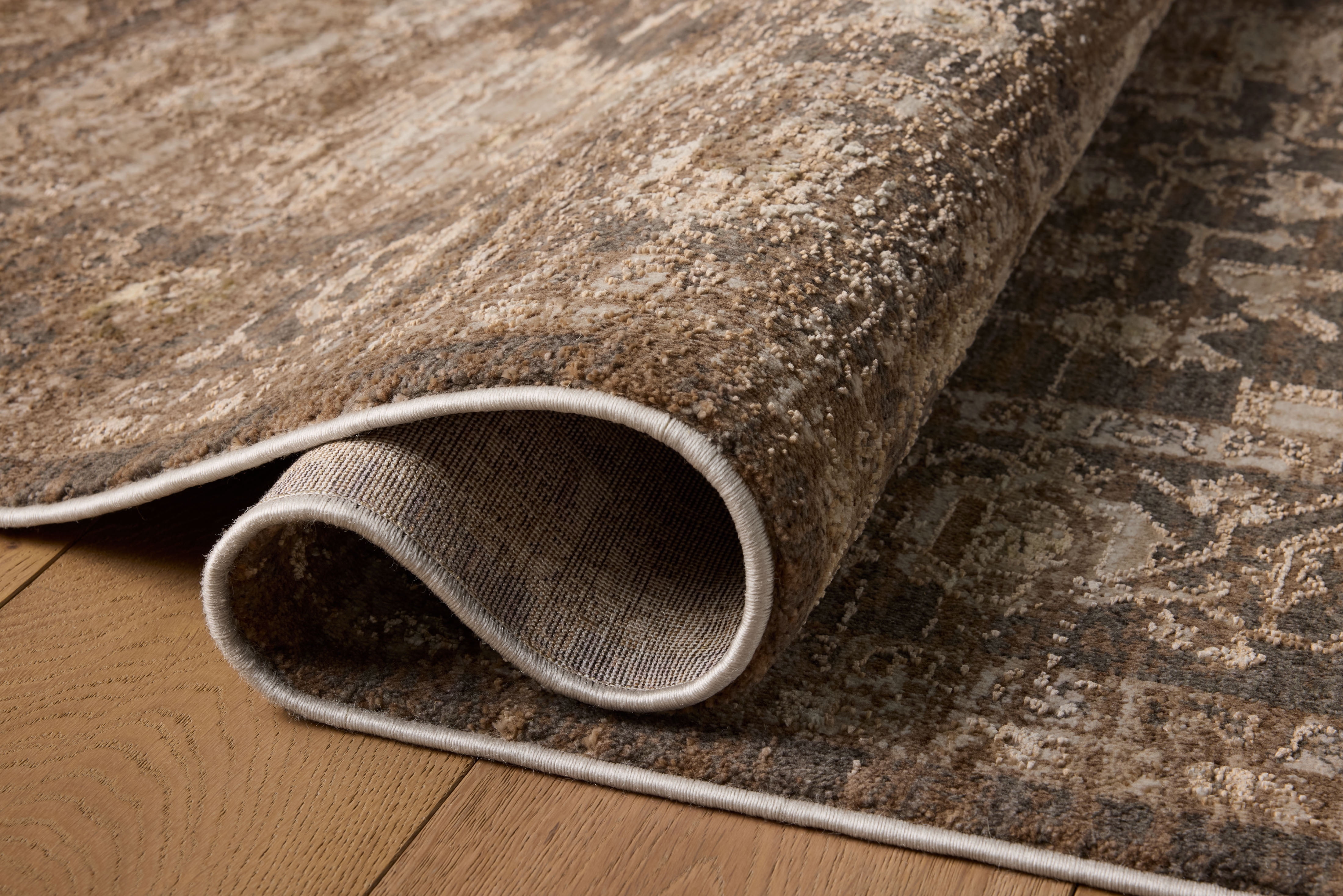 Loloi Haywood Charcoal / Mocha 5'-3" x 7'-7" Area Rug
