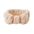 thumbnail image 2 of Banda para El cabello Minnieouse Coral Fleece Diadema Suministros para El hogar Beige, 2 of 6