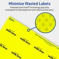 thumbnail image 5 of Avery Printable Round Labels, Neon Yellow, 1-5/8" Diameter, 200ct, 5 of 11