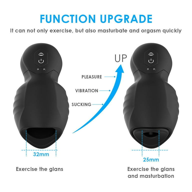 Birdsexy Automatic Male Masturbator, Pocket Stroker with 7 Vibrating & 3  Sucking Modes, Masturbation Cup Adult Sex Toys for Men, Black,Large size  125*66*66mm - Walmart.com