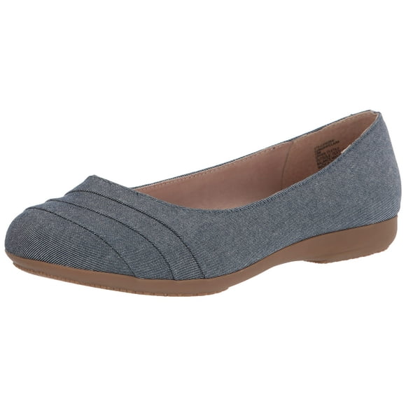 CLIFFS BY WHITE MOUNTAIN Clara Women's Ballet Flat, Dkblue/Fabric, 8.5 M