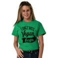thumbnail image 4 of Date Vegan Boy Vegetarian Healthy Women's Graphic T Shirt Tees Brisco Brands S, 4 of 5