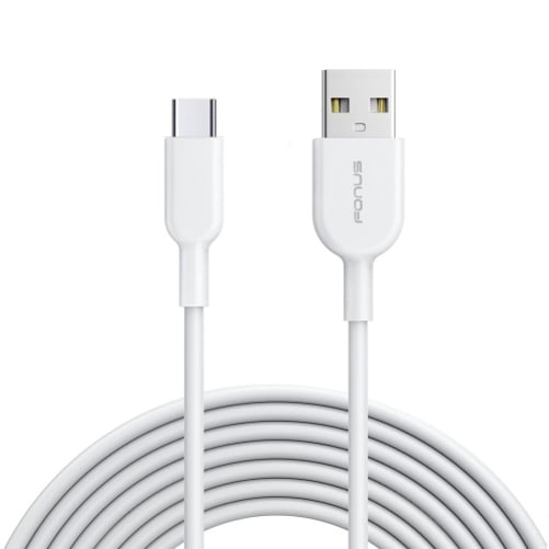 Type-C 6ft USB-C Cable for Samsung Galaxy Tab A 8.4 (2020)/A7 10.4 (2020) - Fast Charger Cord Power Wire USB Long Sync High Speed White