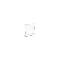 Azar 112722 5" W x 7" H L-Shaped Acrylic Sign Holder, 10Pack