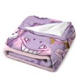 thumbnail image 2 of Pokemon Gengar Throw Blanket Cute Flannel for Boys Girls Men Women, 2 of 7