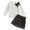 a68-Black, variant on KPOPLK Toddler Girl Outfit Clothes 2T 3T 4T 5T 6T Long Sleeve Crewneck Bow Top Tweed Skirt Set 2 Piece Outfit for Toddler Kids,Size 2-3 Years