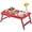 Red, variant on Bed Tray Table Folding Legs with Handles Breakfast Tray for Sofa Eating,Drawing,Platters Bamboo Serving Lap Desk Snack Tray