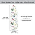 thumbnail image 5 of Kuiaobaty Non-Slip Ironing Board Cover Floral Butterfly Leaf Universal Stretchy Cover with Elasticized Edges and Hook and Loop Fastener Strap for Friends Home Decoration, 5 of 5