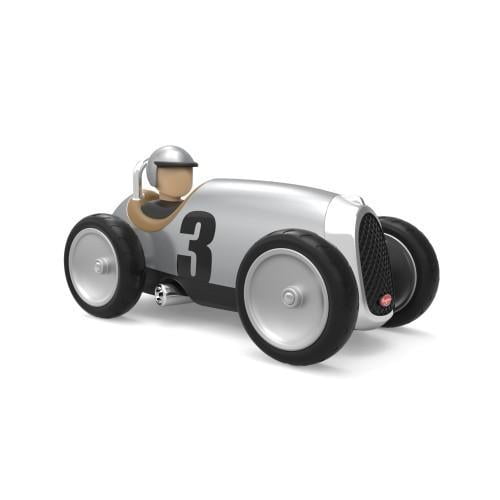 Racing Car - Vehiculo de Juguete de Metal Plata Baghera 480