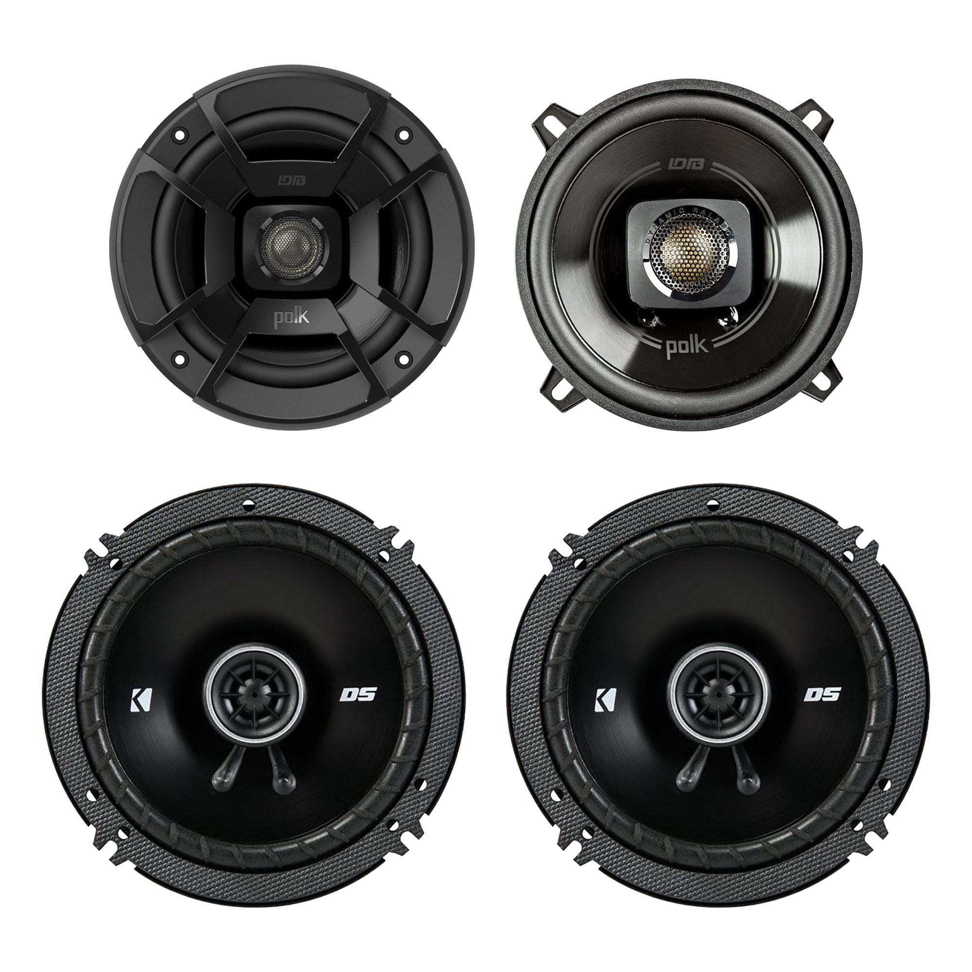 Polk Audio 5.25" 300W Car/Marine ATV Speakers, Pair + 6.5