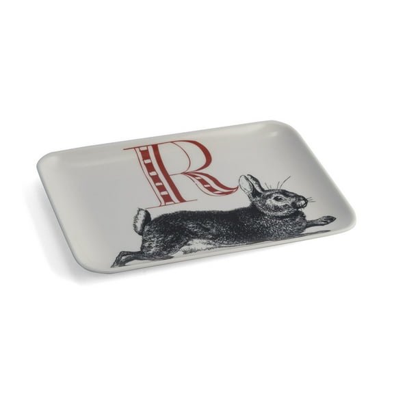 R Rabbit Alphabet Tray