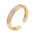 thumbnail image 1 of SIfdSeng Get it Fast Minimalist Beach Style Toe Rings Sparkling Stackable Jewelry for Girls, 1 of 2