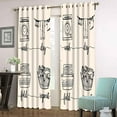 thumbnail image 3 of Laundry Curtains,Laundry Quotes Wash Dry Fold Repeat Curtain Room Darkening Thermal Insulated Grommets Window Drapes for Living, Dining,Bedroom,2 Panels-42"W x 63"L (Pack of 2), 3 of 7