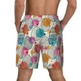 thumbnail image 2 of Lsque Mens Swim Trunks Easter Egg Pattern - Bathing Suit Compression Liner - Beach Swim Shorts Swimwear - (S-3XL) - Stretch Quick Dry -XX-Large, 2 of 9
