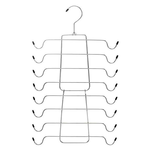 Fasiaou Multi-Layer Folding Hangers - Swivel Hook Space Saving Hanger for Tank Tops, Bras, Scarves, Ties & Accessories,M