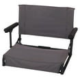 thumbnail image 2 of (2 pack) Ozark Trail Hard Arm Stadium Seat, Gray, 2 of 14