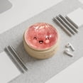 thumbnail image 4 of Dumpling Squishy Steamed Bun Slow Rising Toys, Soft Elastic Squeeze Fidget Toys with Basket Round Design Adult Desk, 4 of 8